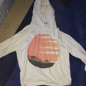 American eagle cute mountain sunrise sweatshirt